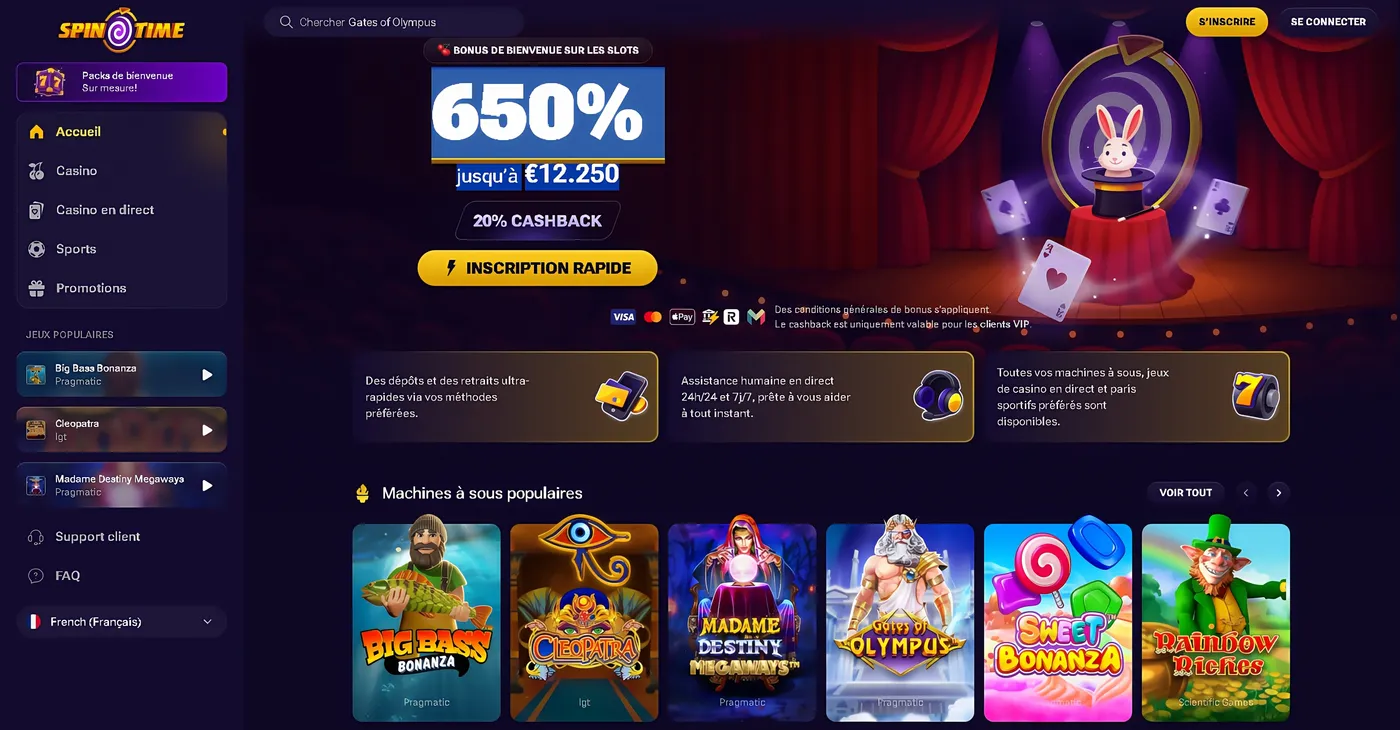 Top casino en ligne sans KYC avec retraits rapides